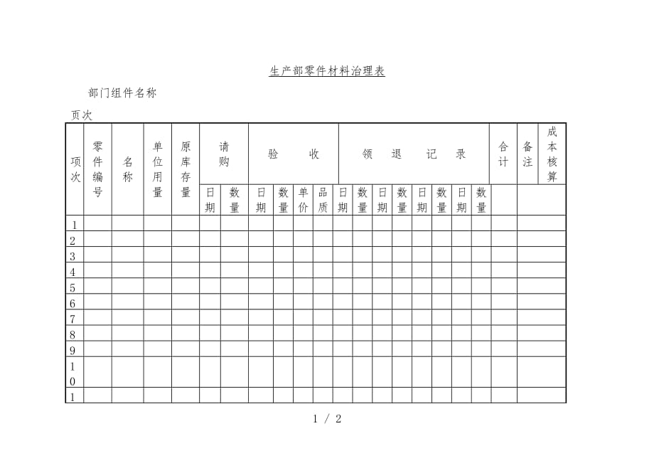 生产记录表汇编13_第1页