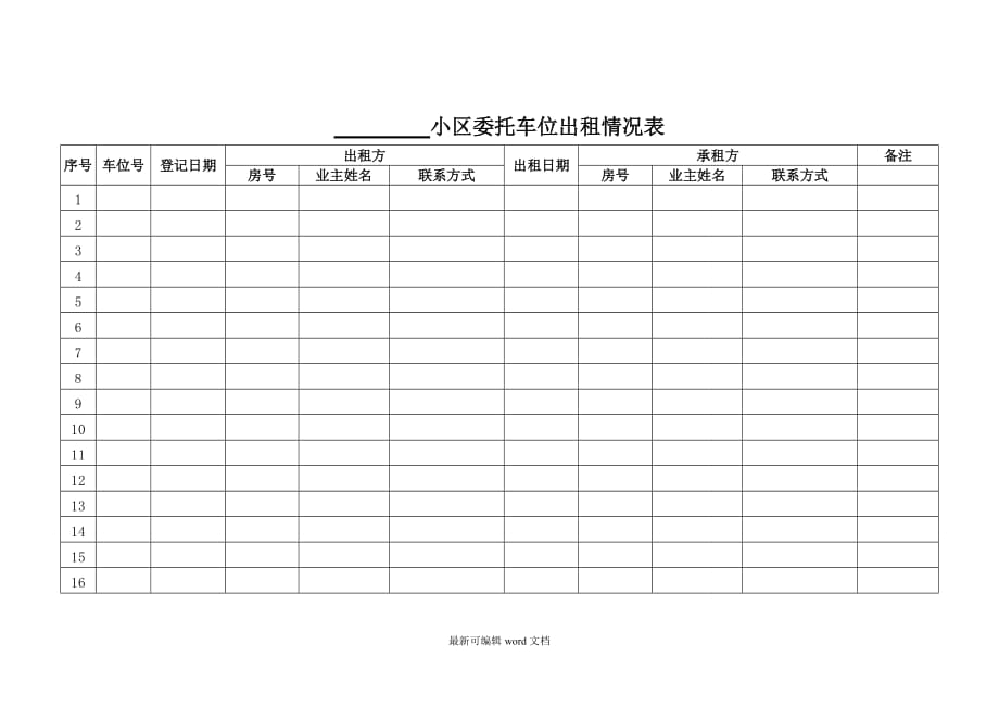 车位委托出租协议.doc_第3页