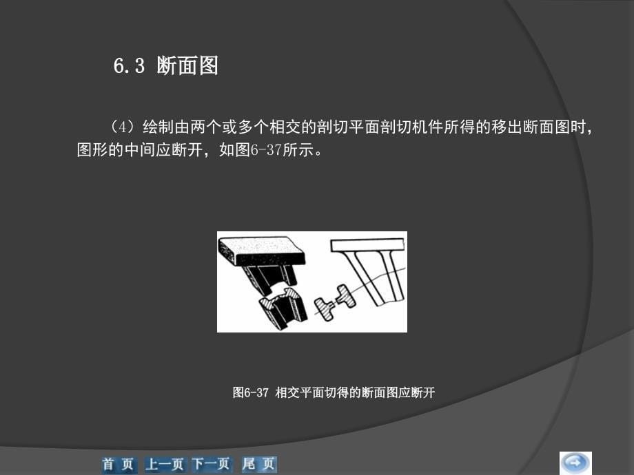 移出断面图和重合断面图的绘制方法及标注方法ppt课件.ppt_第5页