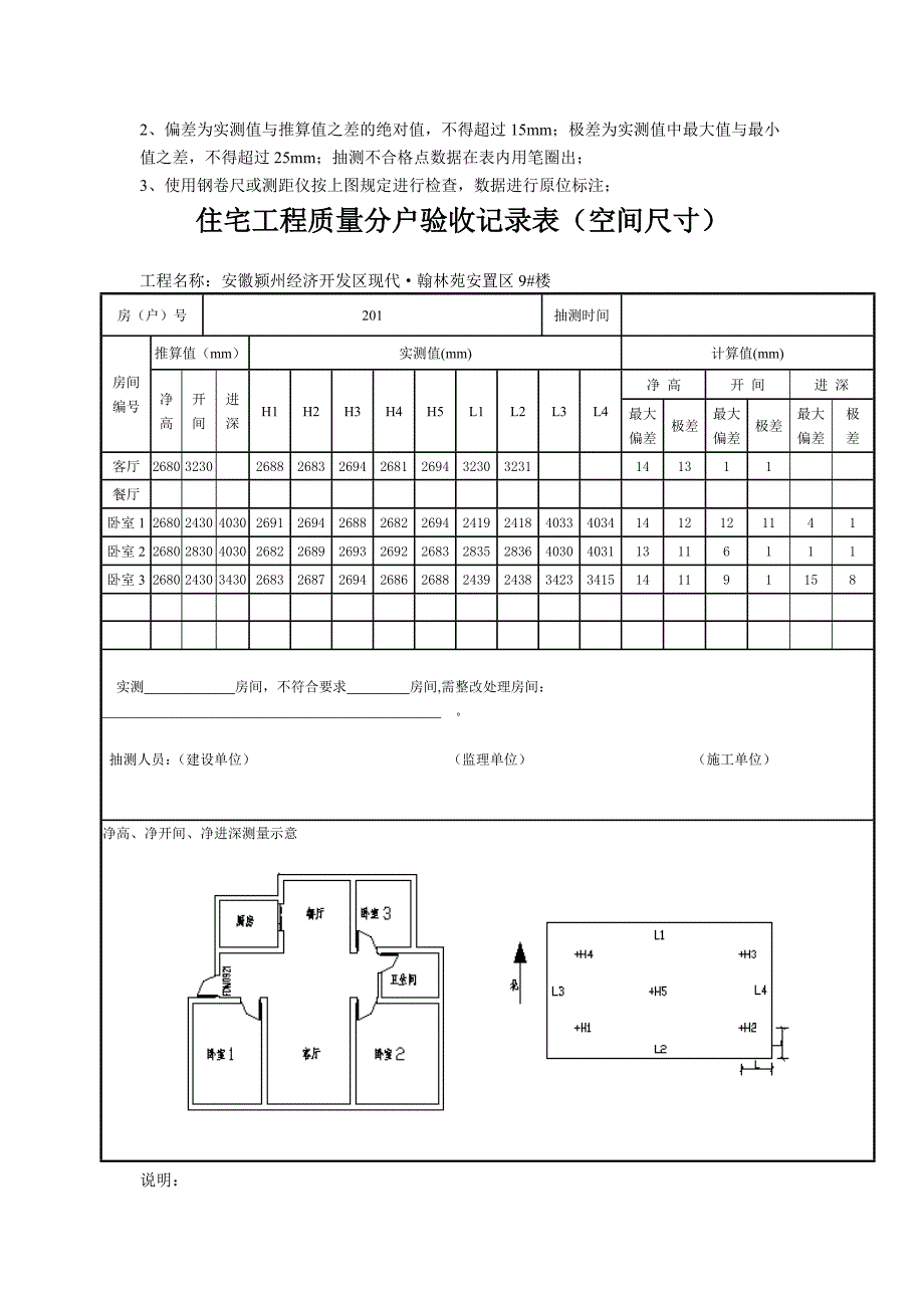 【新编】住宅工程质量分户验收记录表_第3页