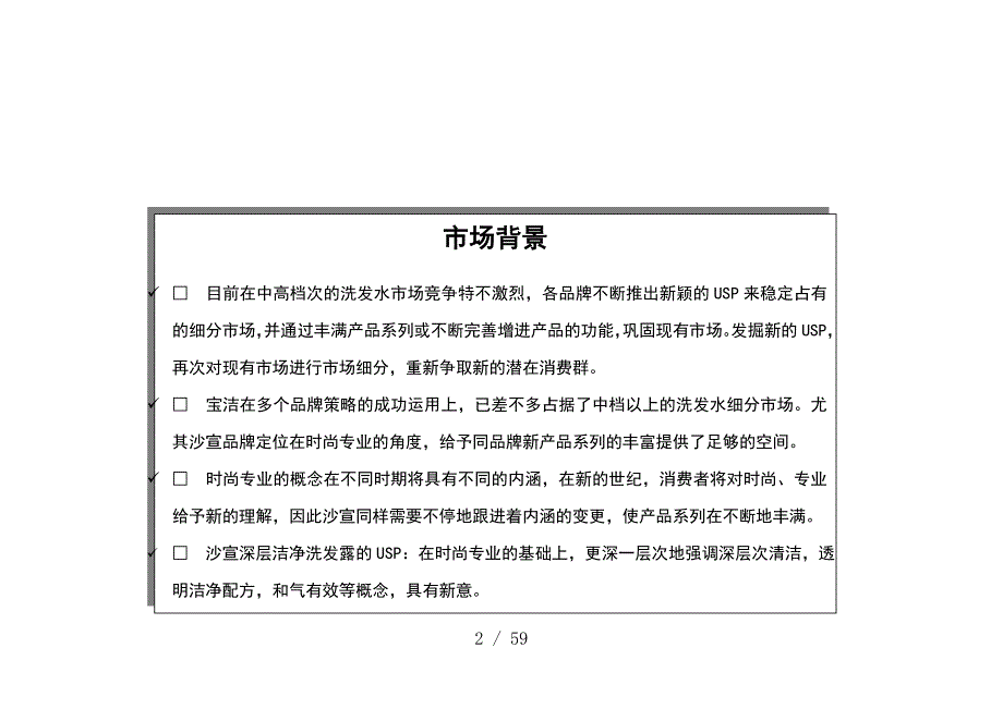 沙宣深层洁净洗发露年度促销计划文件_第2页