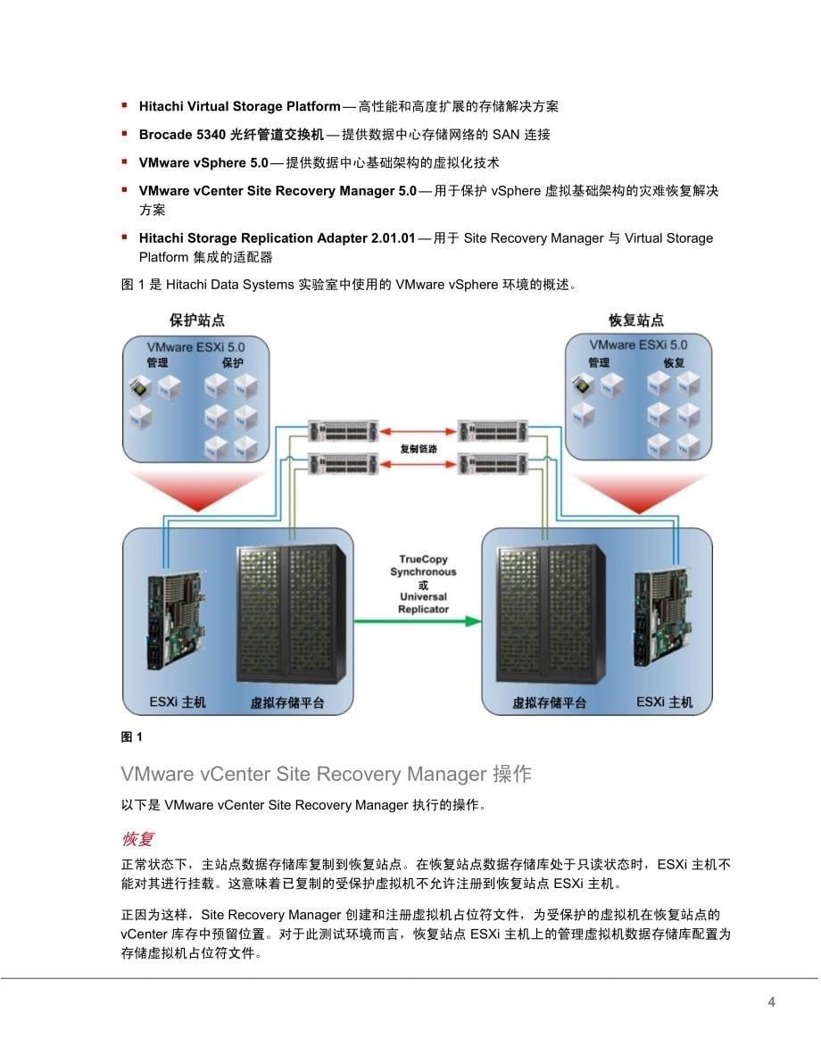 利用HDS VSP上的VMware vSphere 部署 VMware SRM_第5页