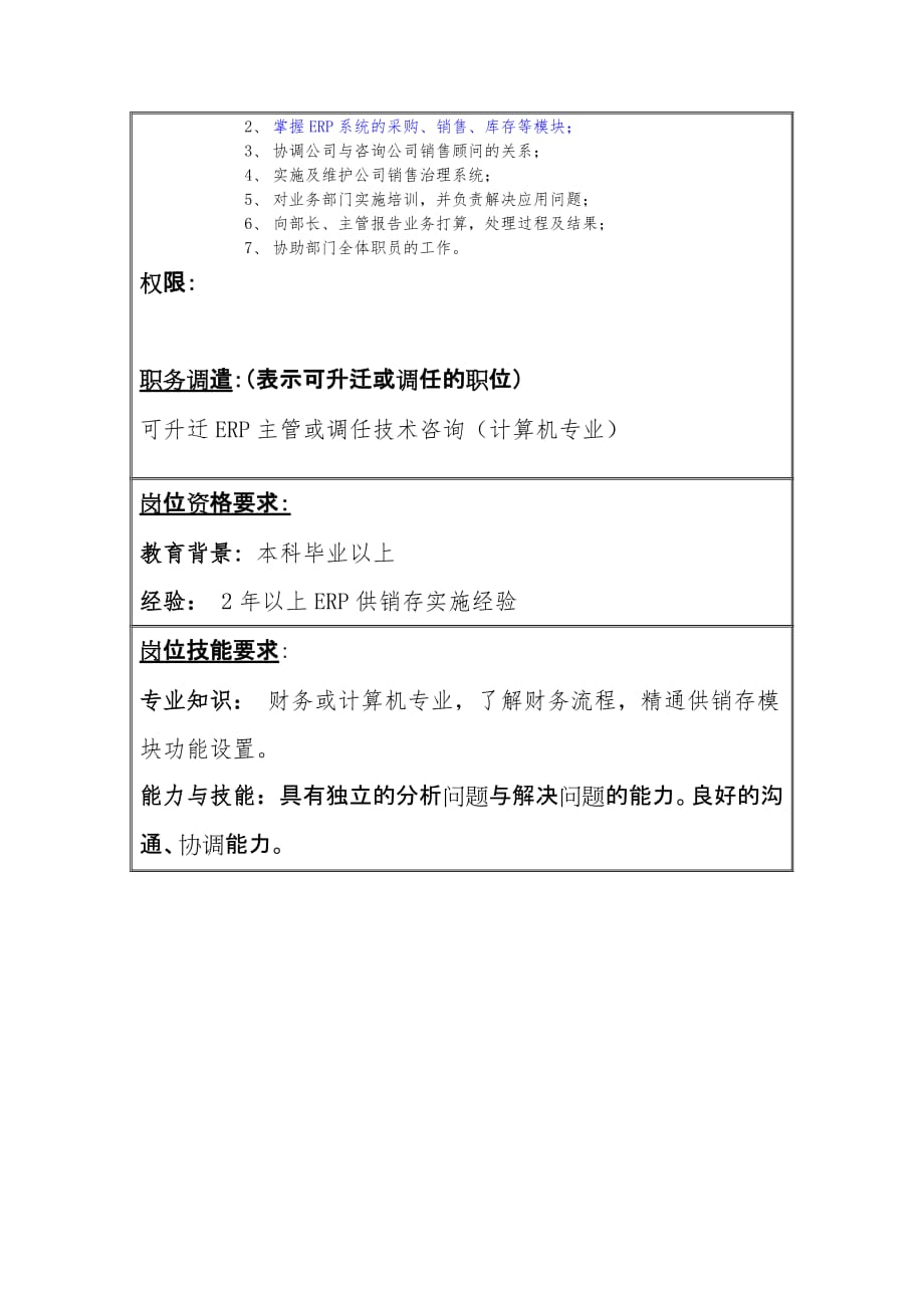 理想科学公司岗位说明书汇编18_第2页