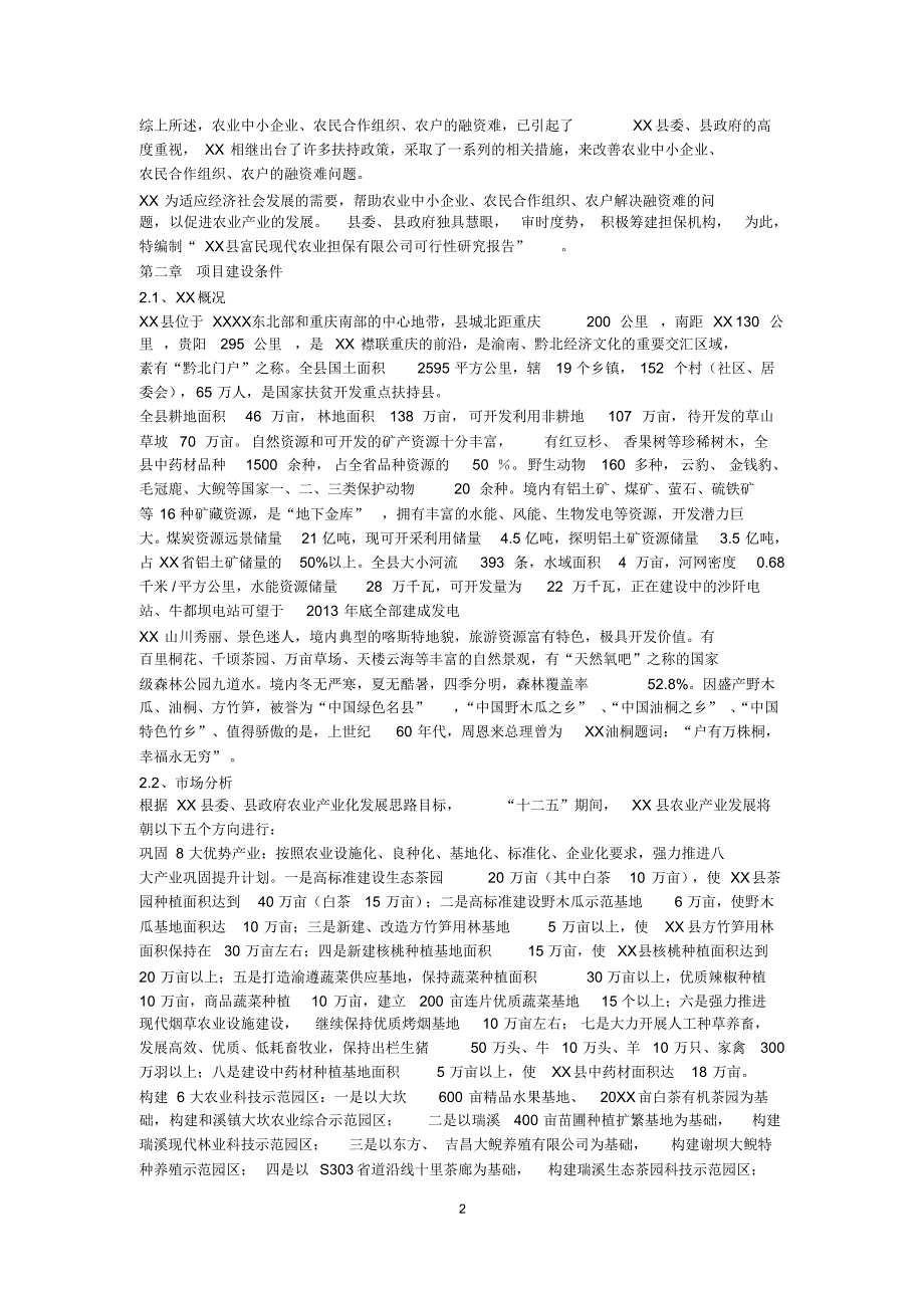 融资性担保公司增资项目可行性研究报告.pdf_第2页