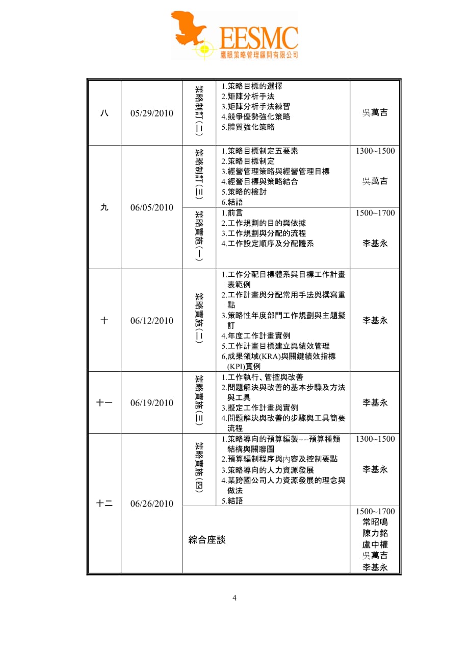 （战略管理）企业接班人企业策略规划师培训_第4页