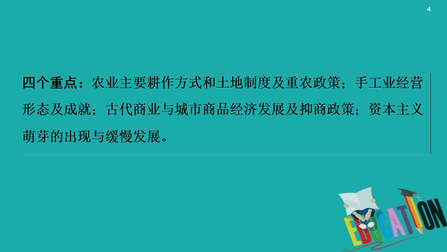 2021版高考历史一轮复习课件：模块2第6单元古代中国经济的基本结构与特点第12讲精耕细作的传统农业和享誉世界的手工业_第4页