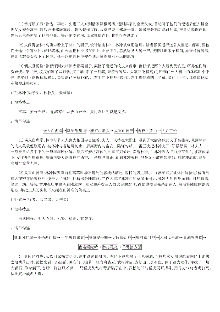 北京市中考语文总复习第三部分名著阅读专题10专项突破三_第4页