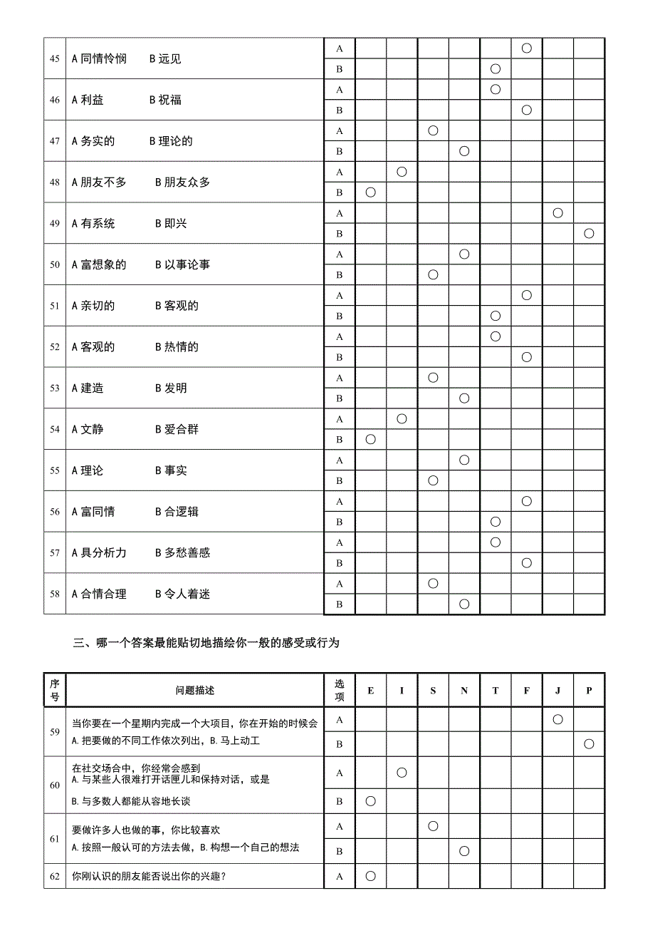 《MBTI职业性格测试题》-与简单分析_第4页