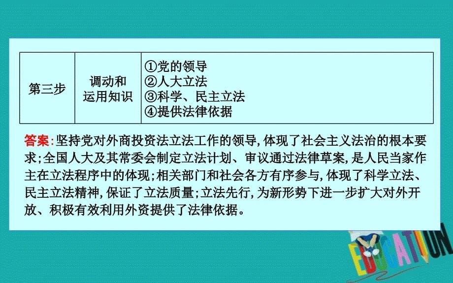 （广东专用）2021版新高考政治一轮复习政治生活第三单元发展社会主义民主政治体现类非选择题解法课件新人教版_第5页