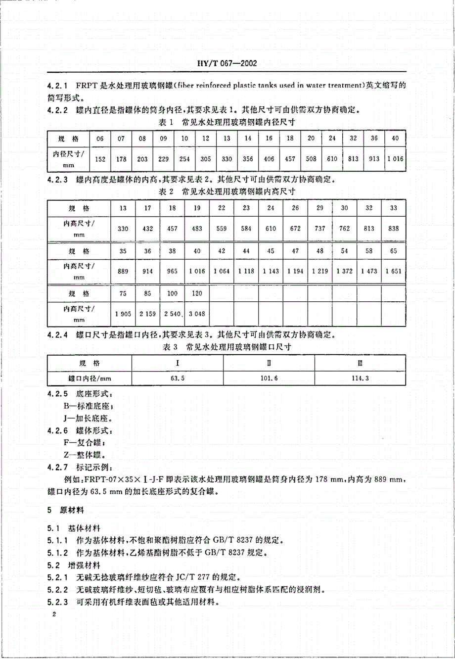 HYT67-2002水处理用玻璃钢罐_第4页