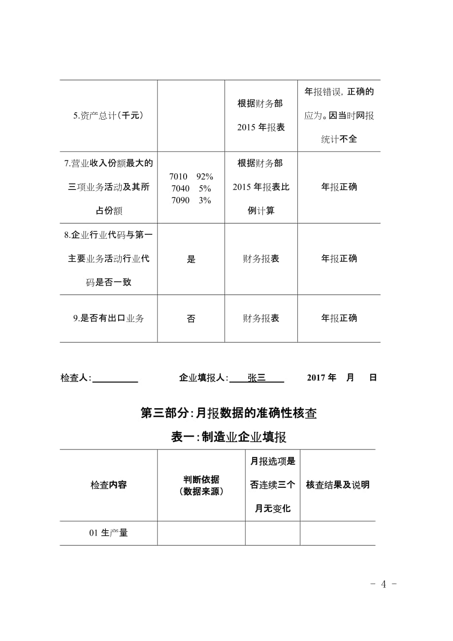 2017年采购经理调查数据质量核查表参照模板_第4页