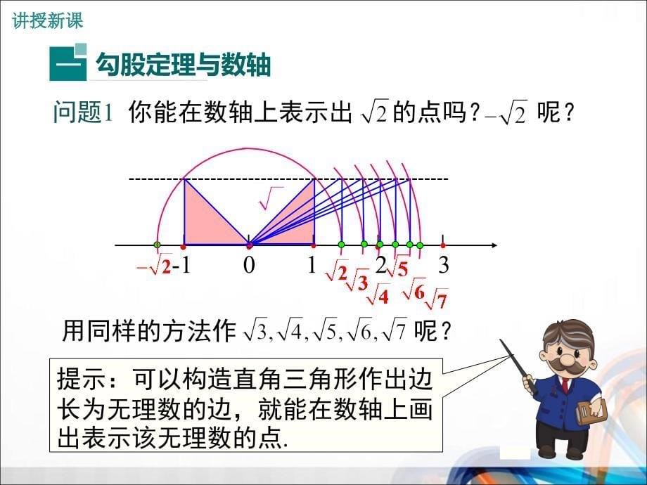 人教版八年级数学下册17.1 第3课时《利用勾股定理作图或计算》PPT课件_第5页