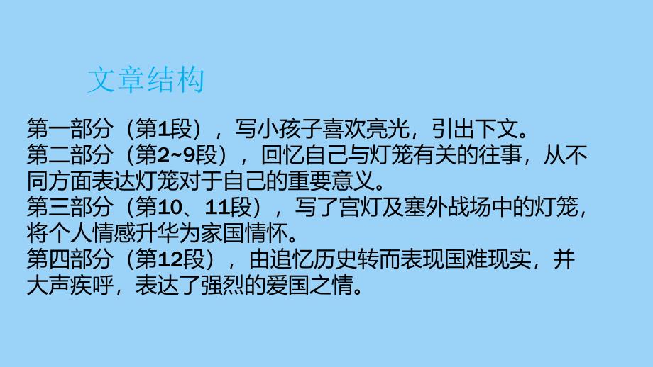 《灯笼》教学PPT课件 部编人教版初中八年级语文下册 (1)_第4页