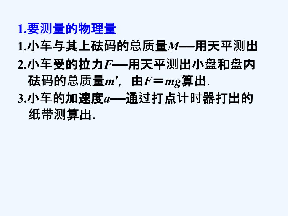 黑龙江省虎林市高级中学人教版高中物理必修一课件：4.2 实验 探究加速度与质量及合外力的关系_第4页