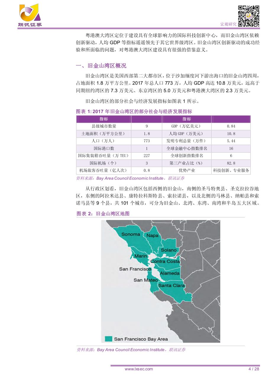 粤港澳大湾区研究系列之2：我们能从旧金山湾区借鉴到什么？-2019-联讯证券_第4页