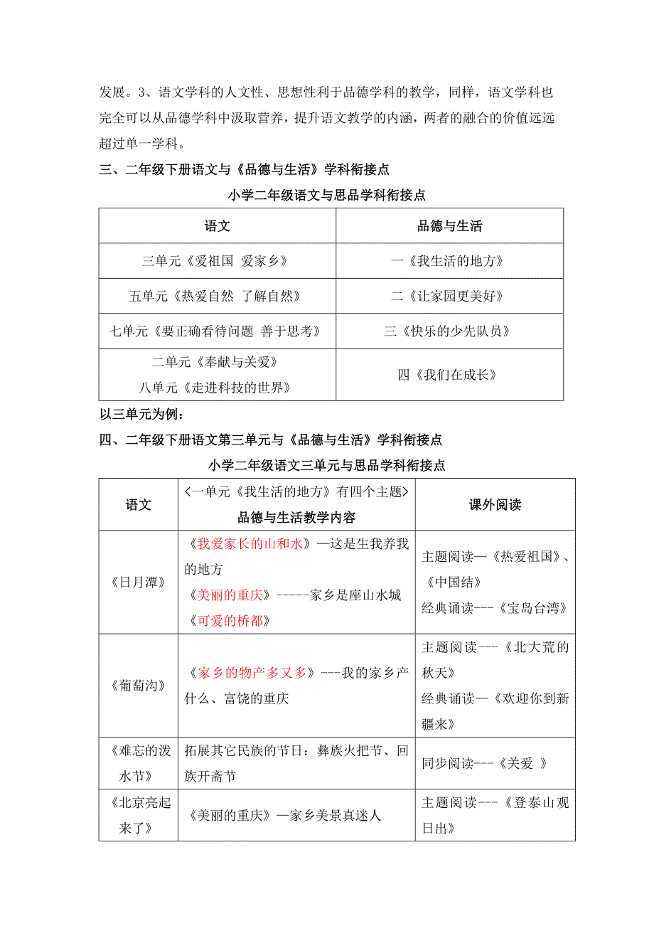 二年级语文与品德整合方案1_第3页