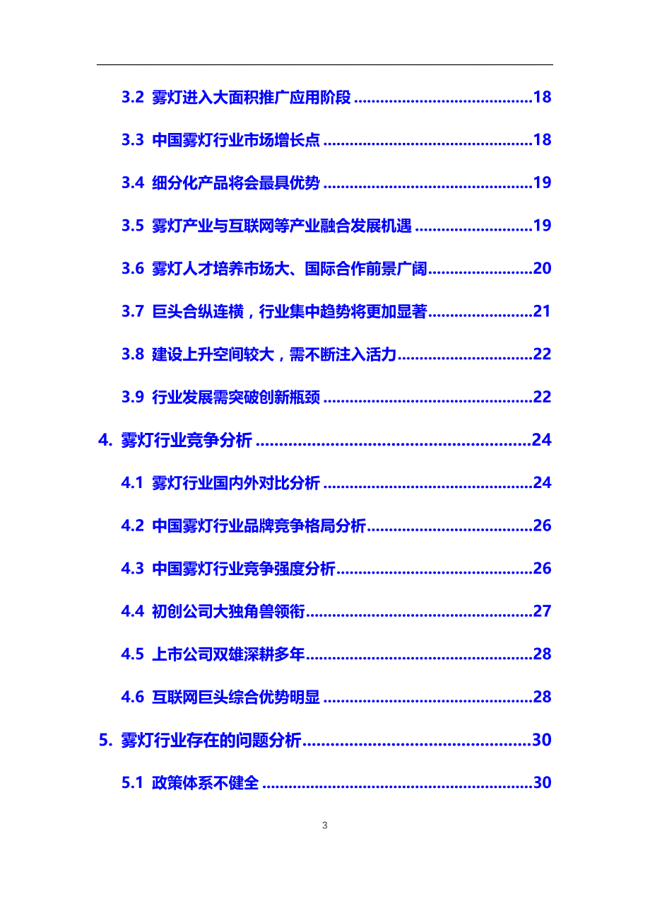 2020年雾灯行业调研分析及投资前景预测报告_第3页