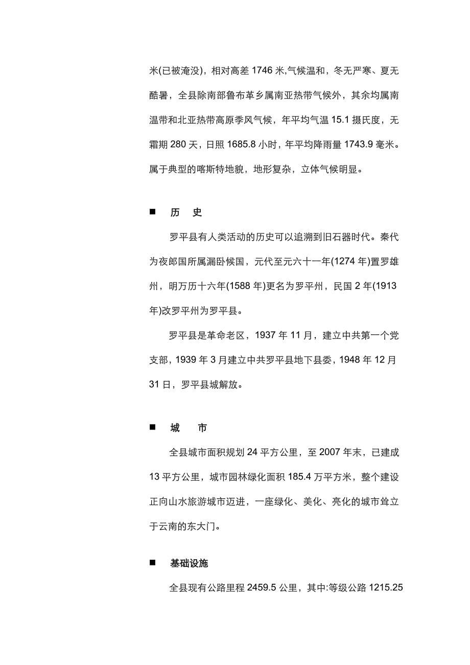 云南罗平房地产市场调查报告(45页)_第5页