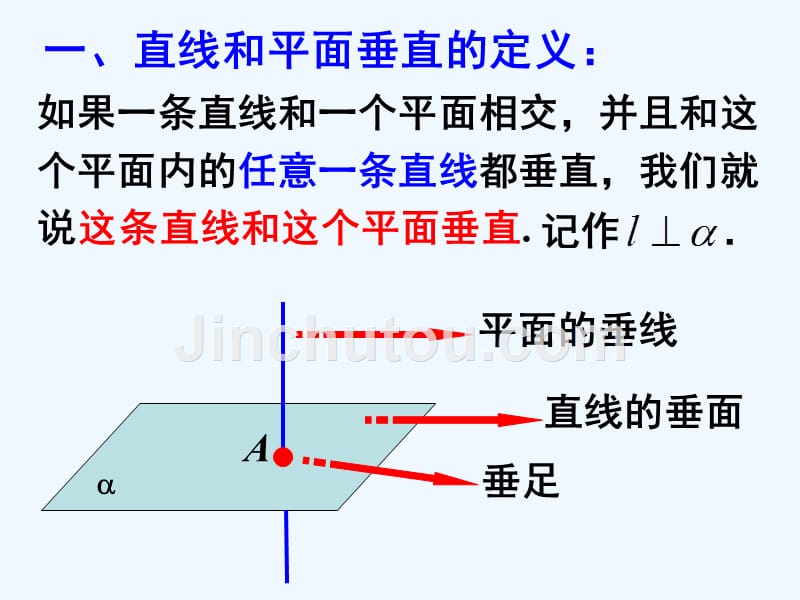 黑龙江省海林市朝鲜族中学高中数学必修二：2.3.1 直线与平面垂直的判定1 课件_第5页