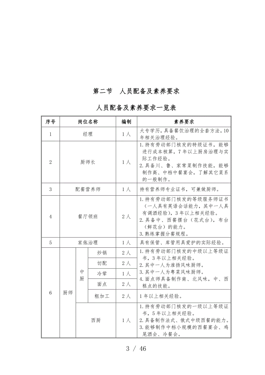 餐饮服务预案_第3页