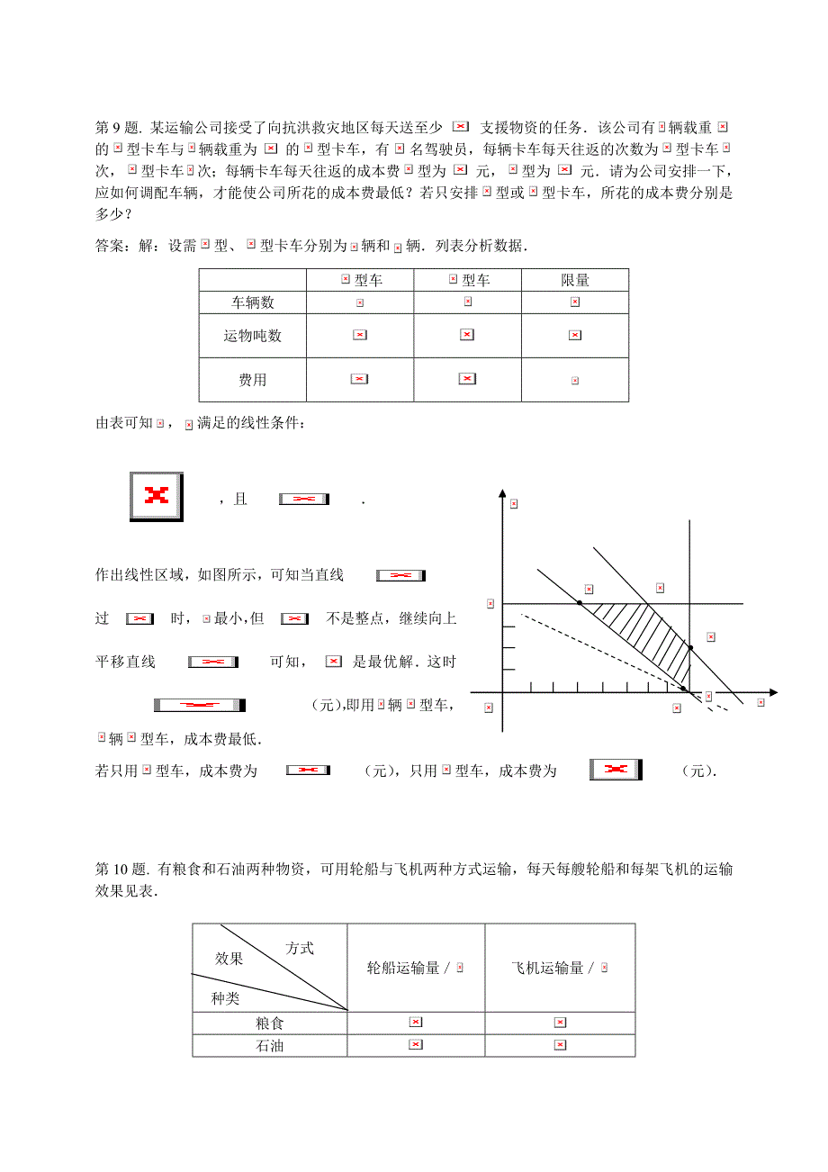 高中数学二元一次不等式(组)与简单的线性规划问题 试题(新人教)._第3页