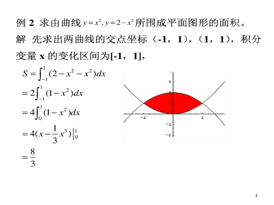 定积分求图形的面积和旋转体的ppt课件.ppt_第3页