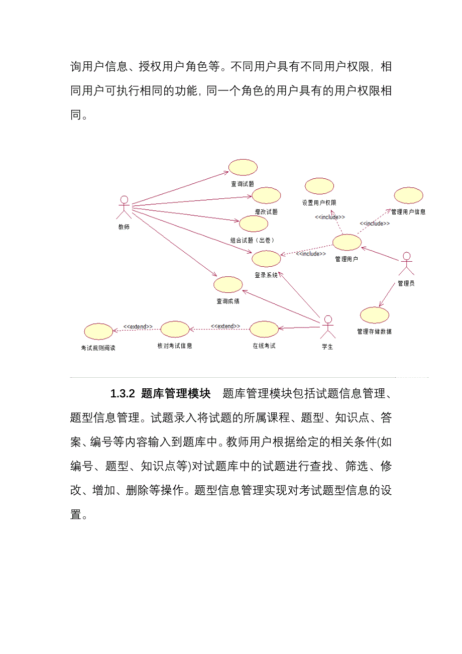 UML课程设计—在线考试系统_第4页