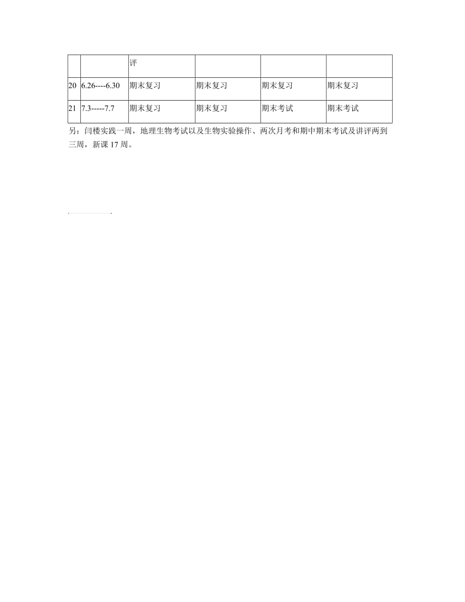 八年级物理(下)教学进度安排表_第2页