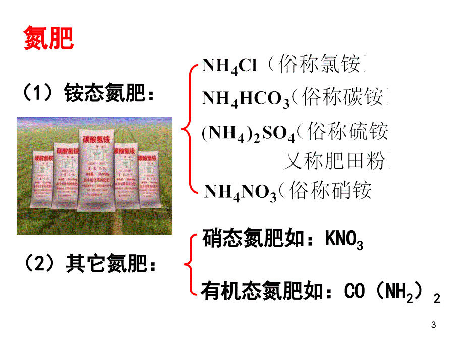 氮肥的生成和使用ppt课件.ppt_第3页