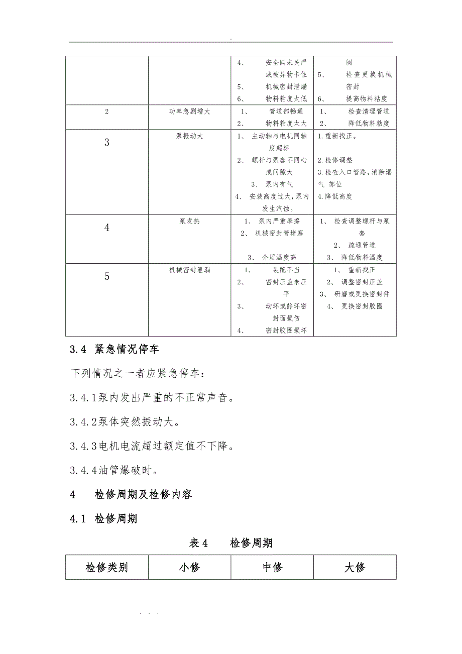 螺杆泵维护检修安全规程完整_第4页