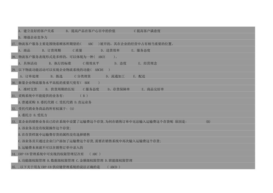 2013学年现代物流管理期末试卷及参考答案.doc_第4页