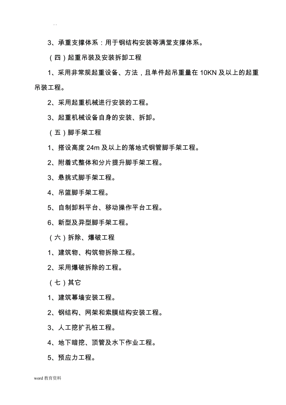 危险性较大分部分项项目工程专项设计编审批制度_第4页