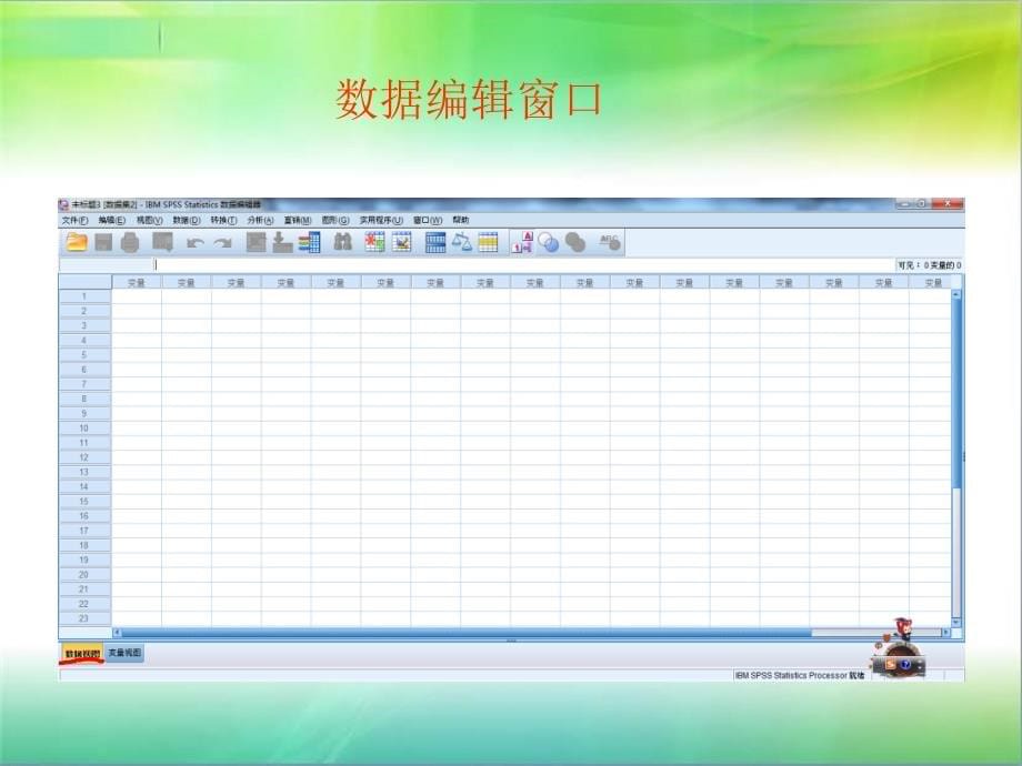 第一节SPSS软件操作窗口介绍及数据文件的编辑ppt课件.ppt_第5页