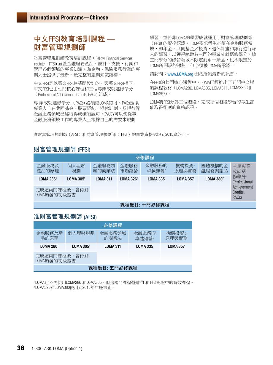 最新LOMA教育培训课程介绍_第4页