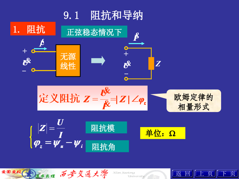 电路课件高教版罗先觉 第九章 正弦稳态电路的分析_第2页