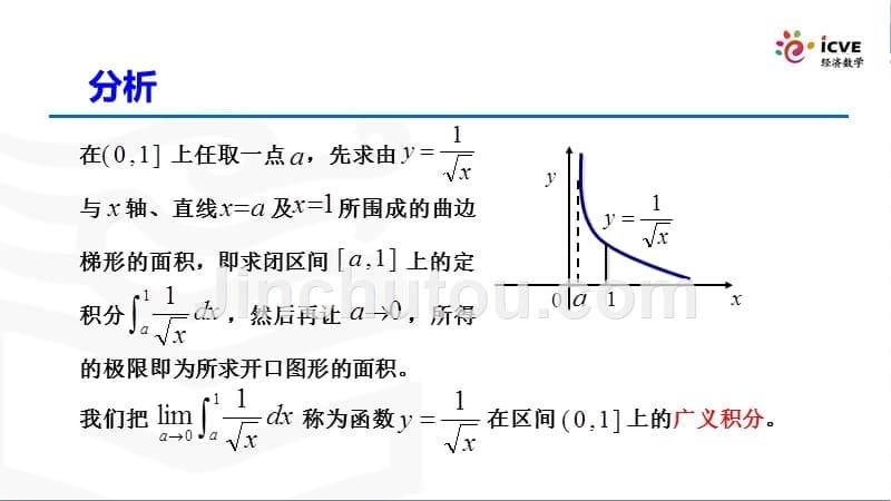 经济数学教学全套课件2版 陈笑缘 课件第5章 积分及其应用 13瑕积分选学_第5页