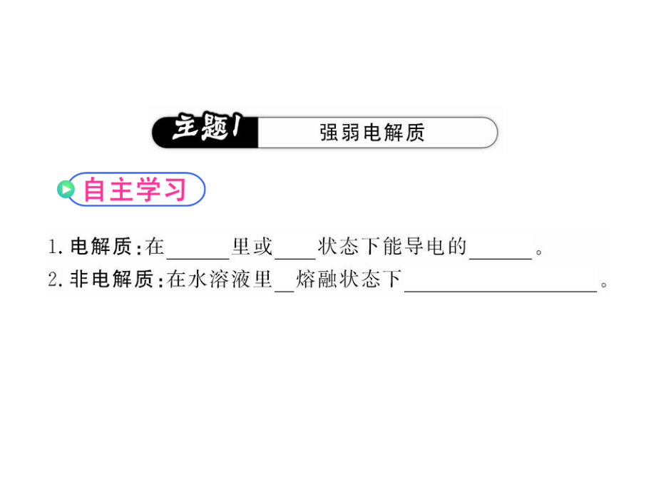 开学大礼包2019高二化学课件：31弱电解质的电离人教版选修4_第4页