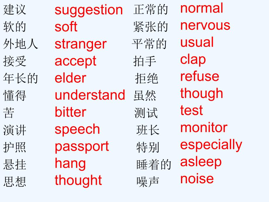 人教初中二年级下单词和短语复习_第3页