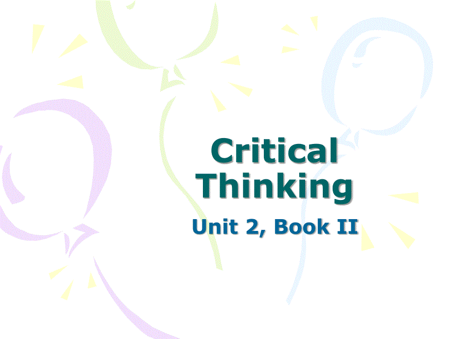 critical thinking阅读时的批判性思维ppt课件.ppt_第1页