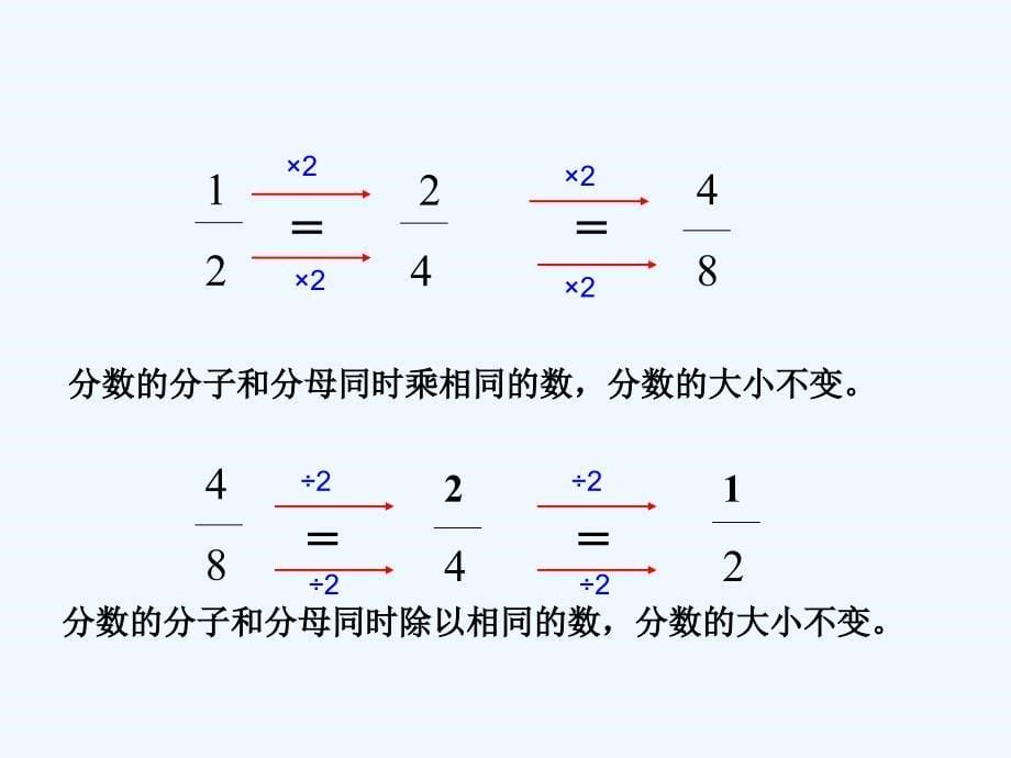 数学人教版小学五年级下分数的基本性质_第5页
