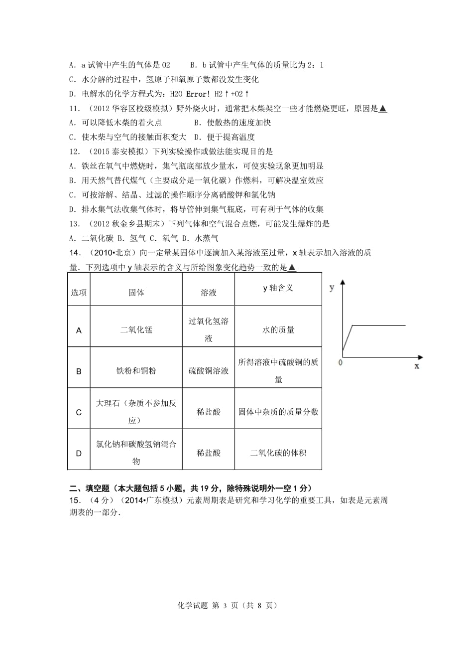 2016年广东省初中毕业生学业考试模拟题.doc_第3页