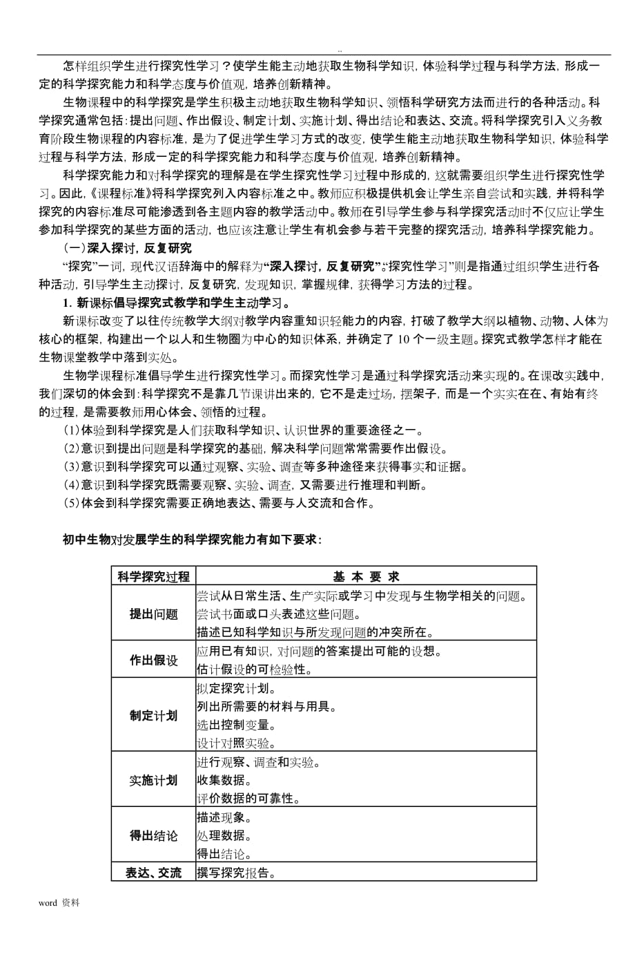 远程培训生物学科答疑提纲_第4页