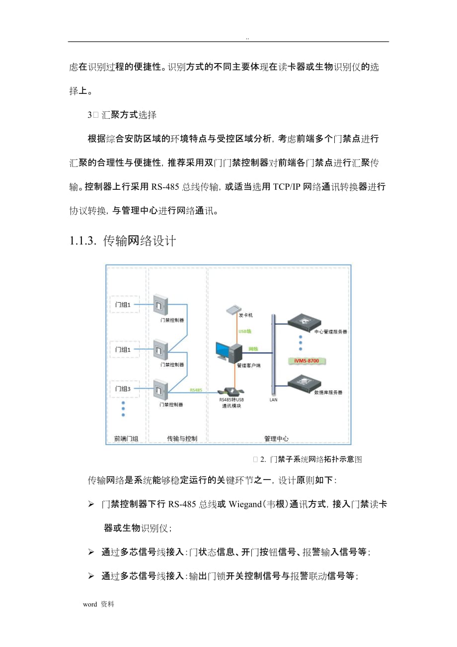 门禁一卡通管理系统设计方案_第4页