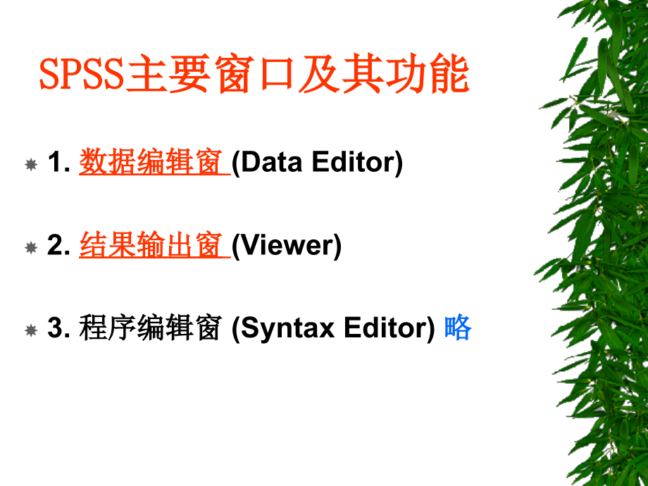 第一节SPSS软件操作窗口介绍及数据文件的编辑1ppt课件.ppt_第4页