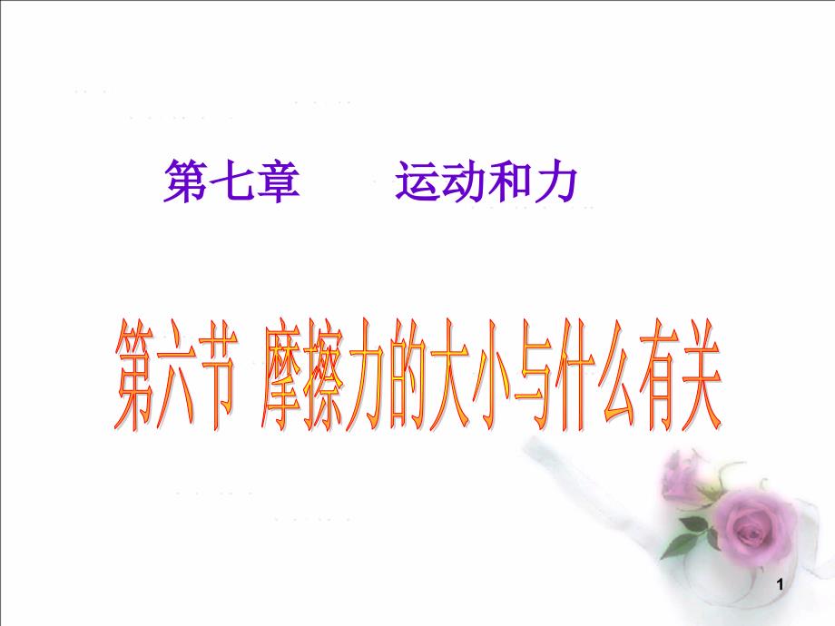 探究摩擦力的大小与哪些因素有关ppt课件.ppt_第1页