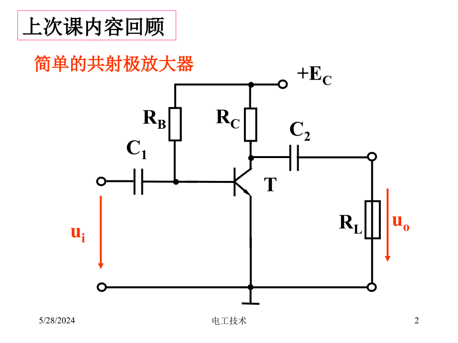 电工技术电子技术-清华-19基本放大电路2_第2页