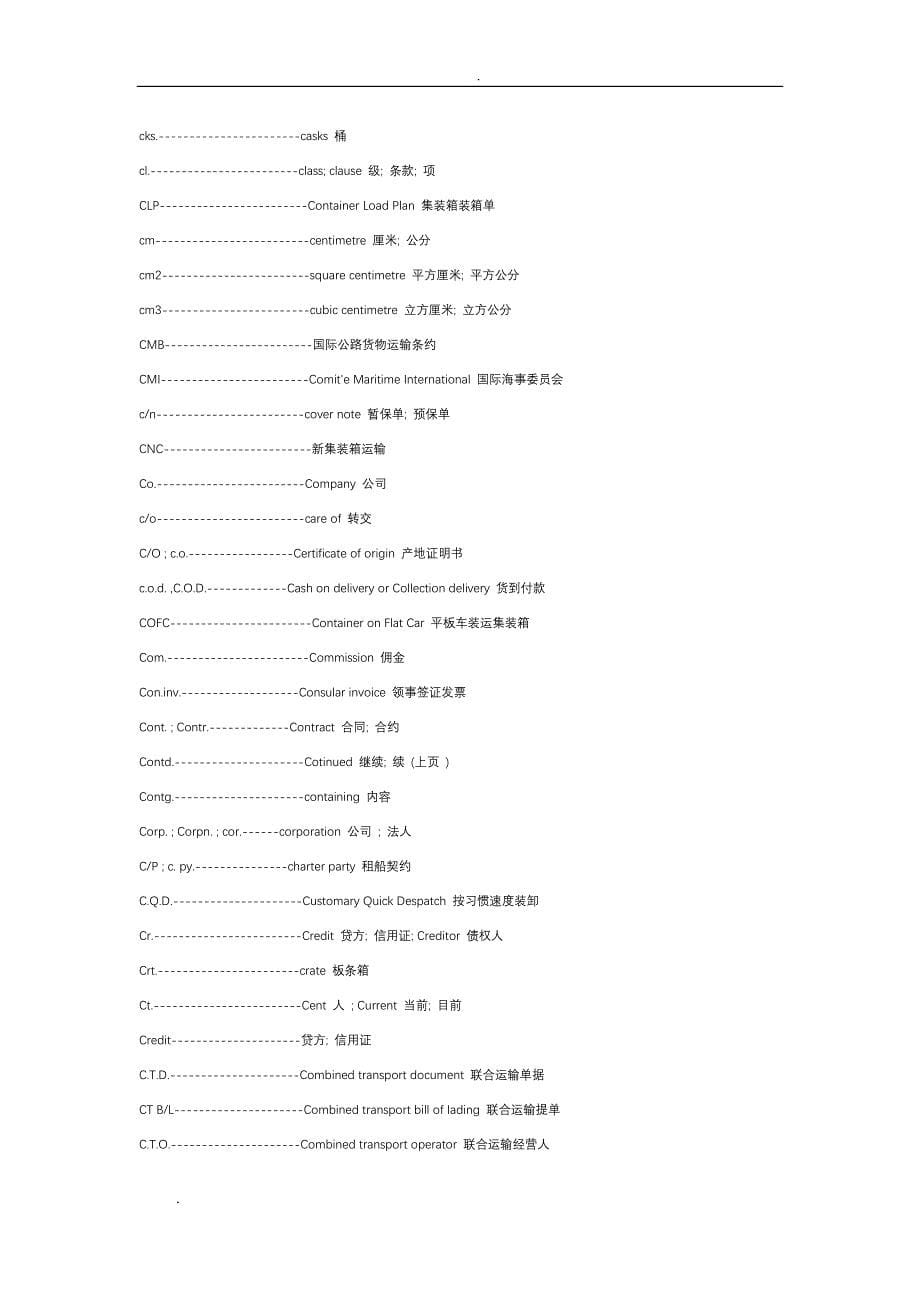 常见外贸英文缩写6_第5页