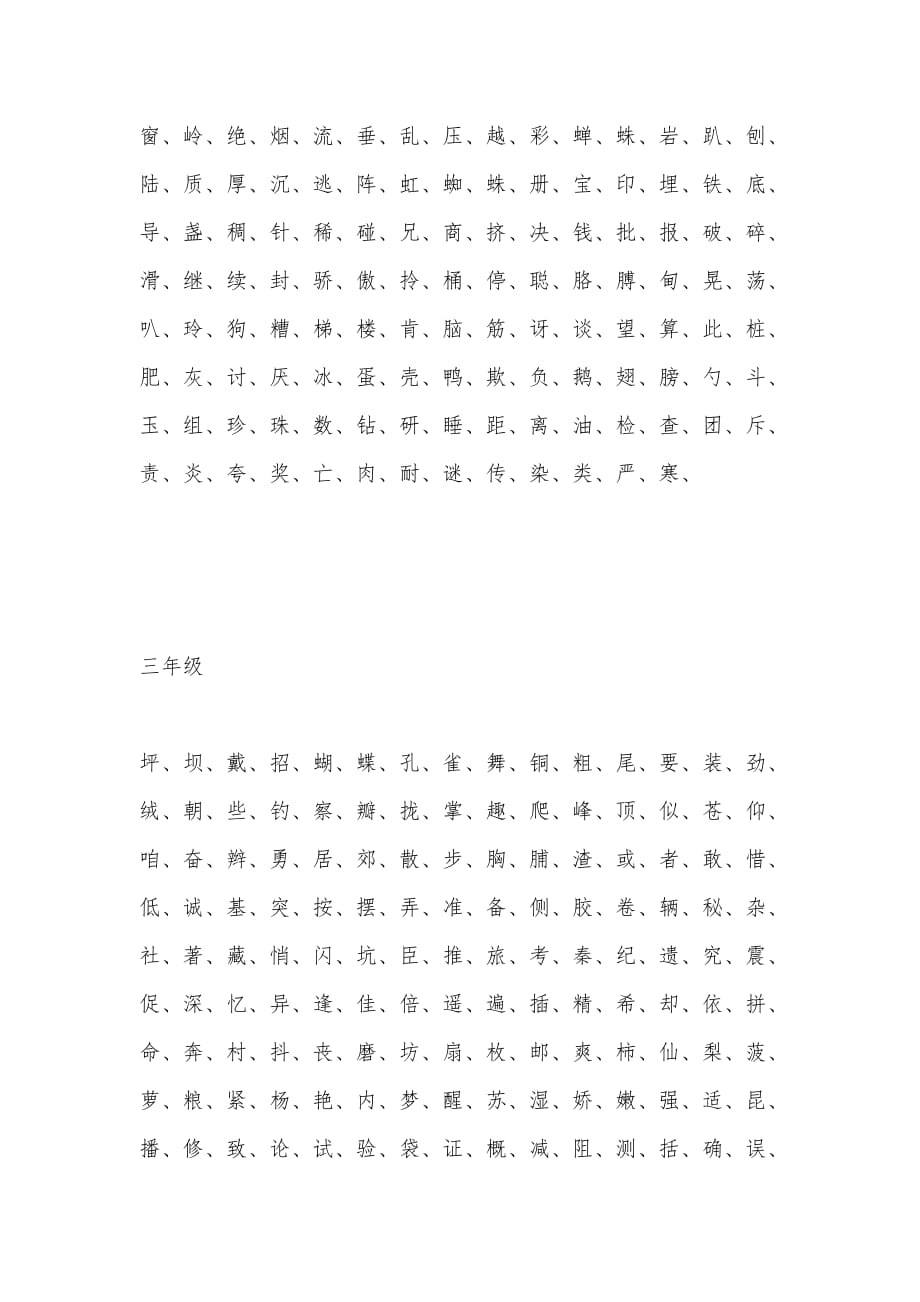 2019年小学一至六年级语文生字（苏教版）.doc_第4页