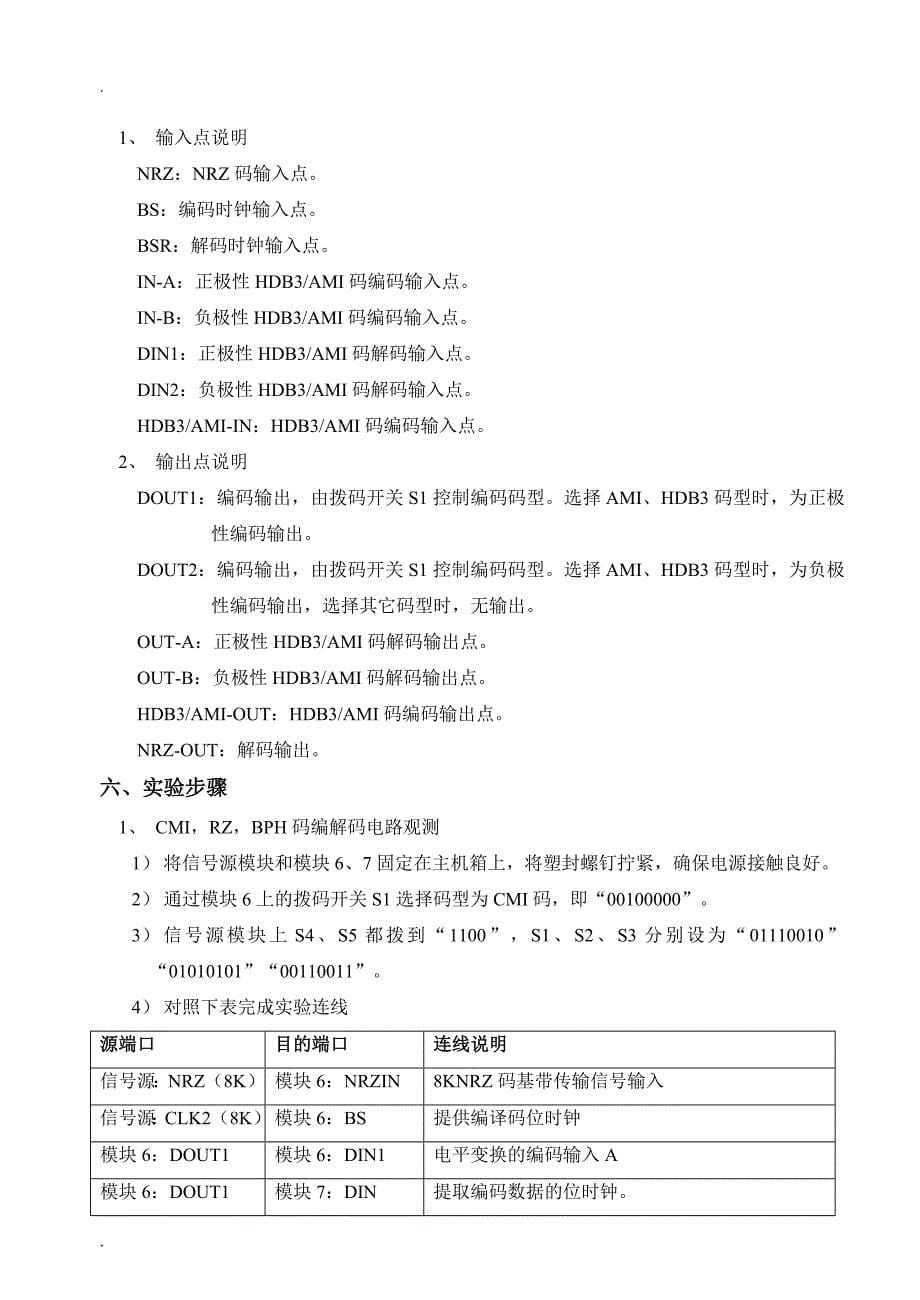 实验十五码型变换实验_第5页