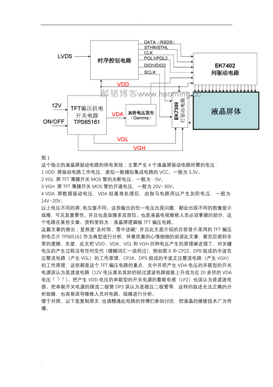 液晶屏逻辑板TFT偏压电路_第2页